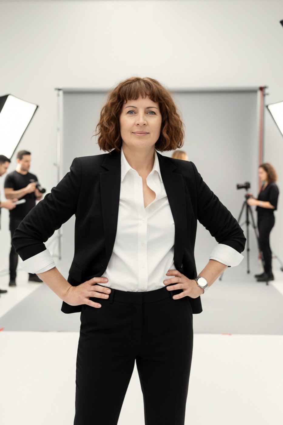 Belinda training a team